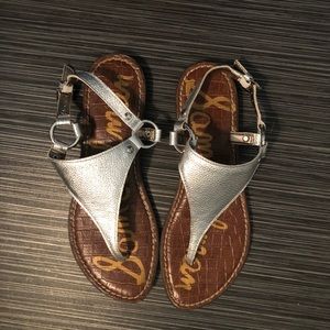 Sam Edelman silver sandals